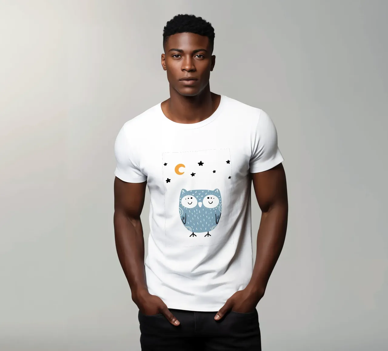 Gufo carino t-shirt da ORION