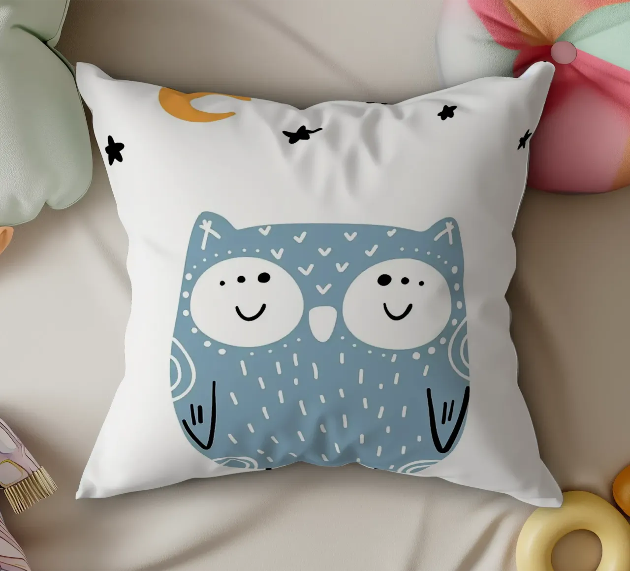 Gufo carino cuscino da ORION