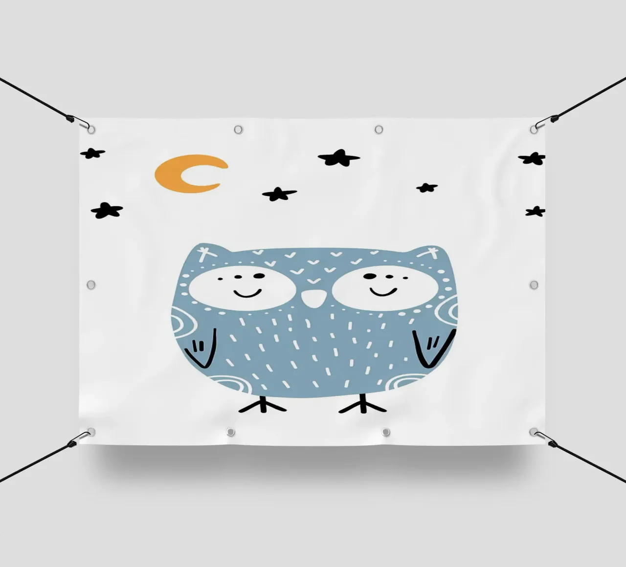 Gufo carino telo in pvc da ORION