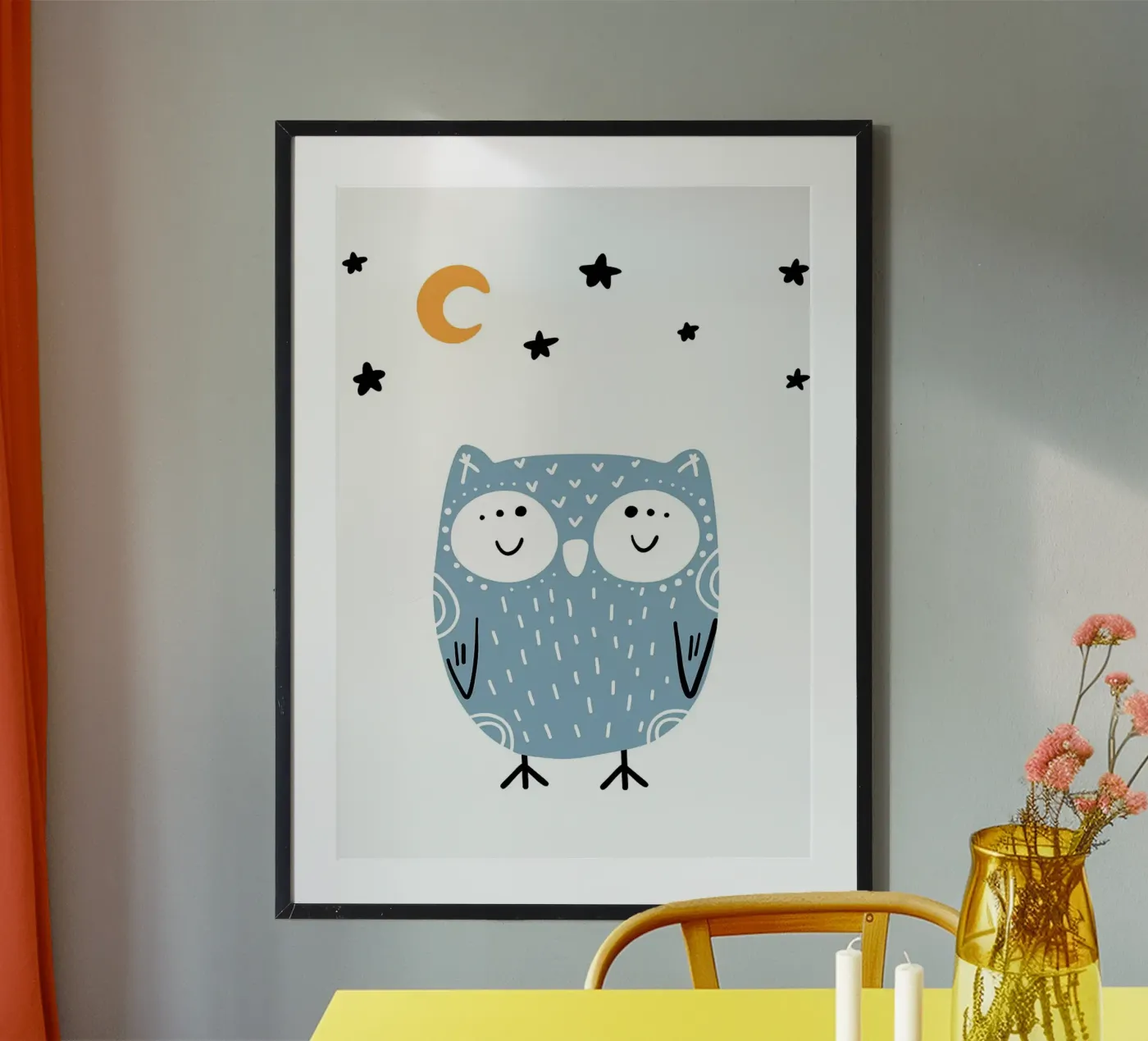 Schattige Uil poster van ORION