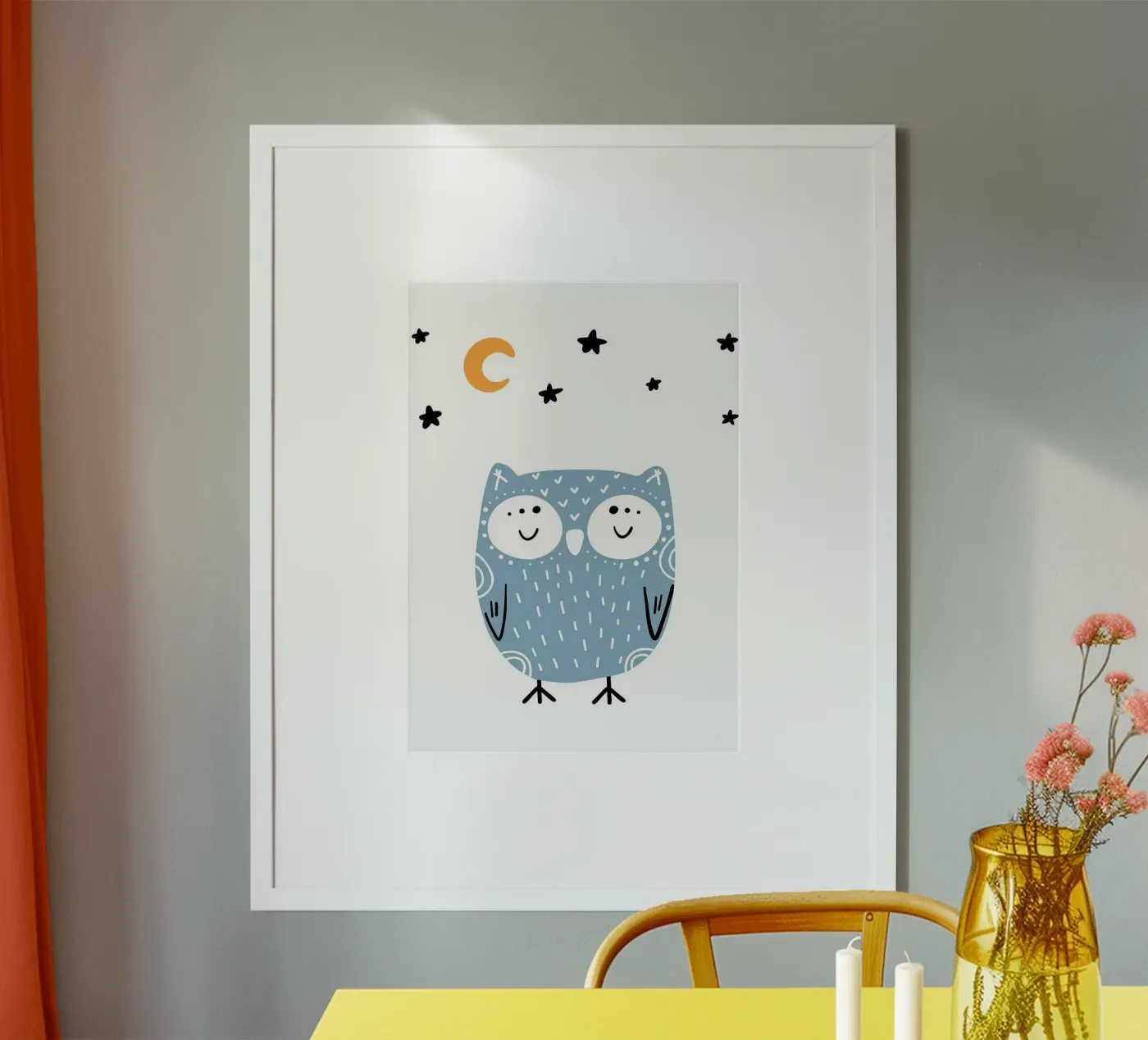 Schattige Uil poster van ORION