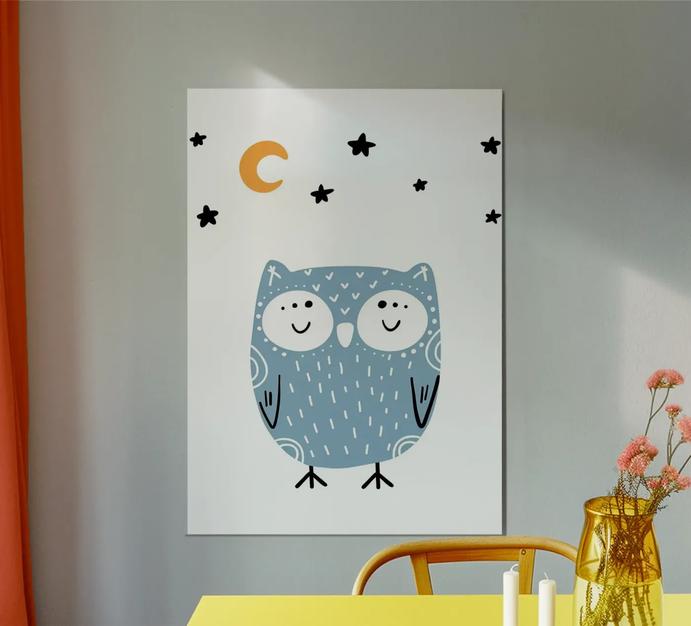 Schattige Uil poster van ORION