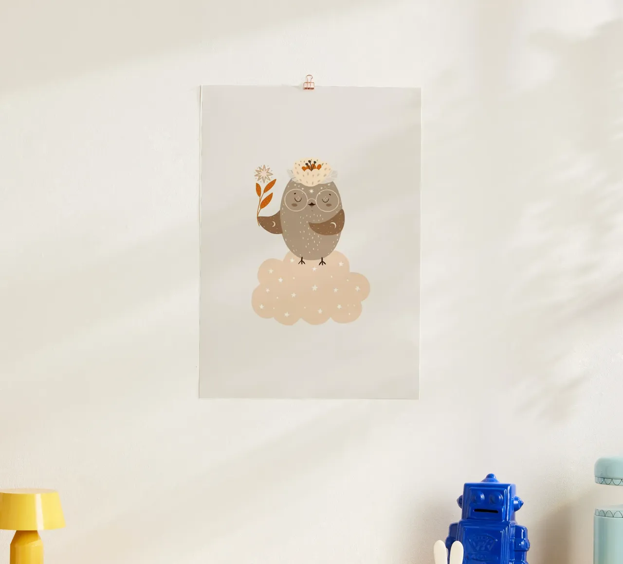 Gufo carino carta hahnemühle da ORION