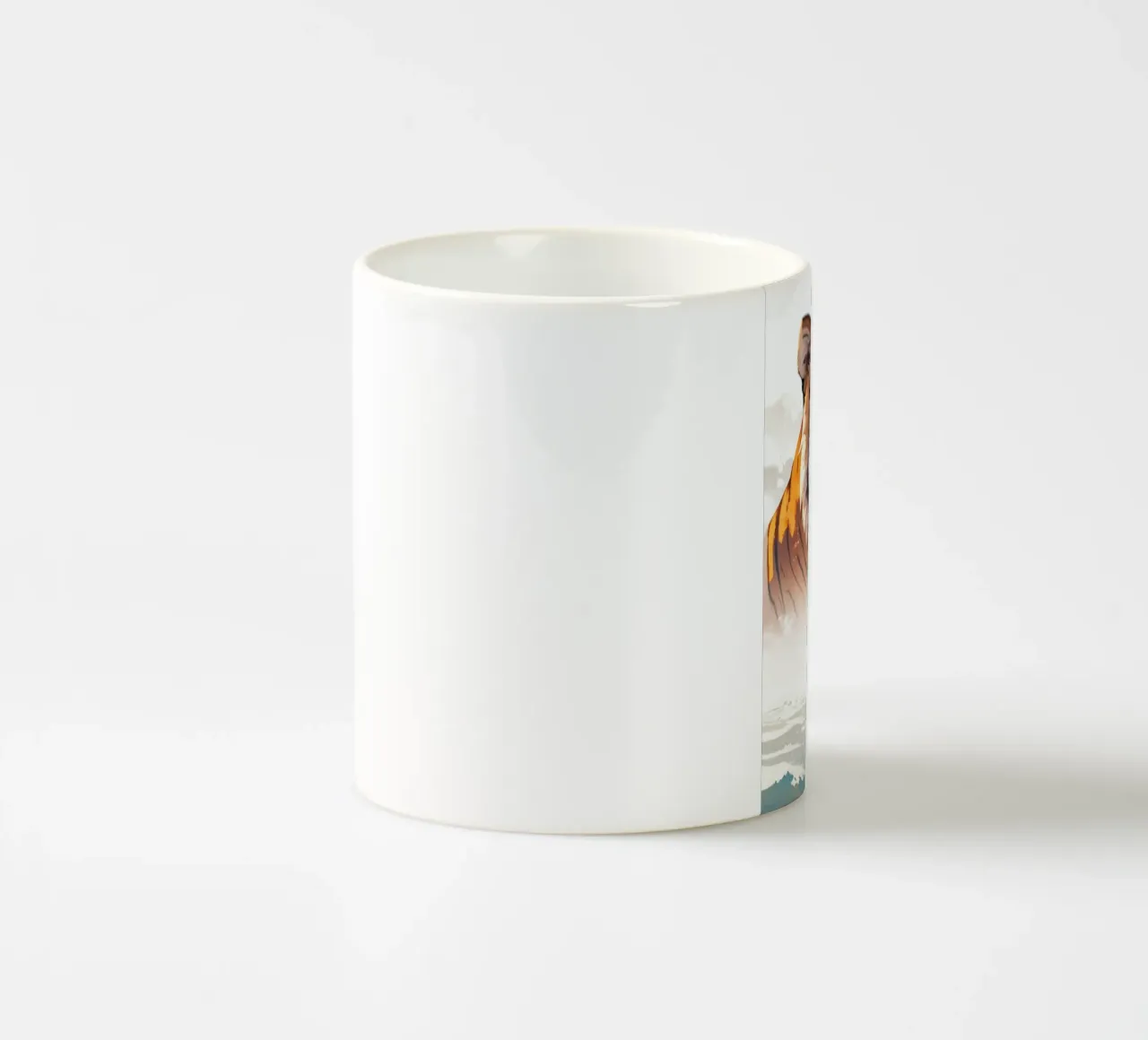 Sopravvivenza in mare - L'uomo e la tigre tazza in ceramica da NEKKI