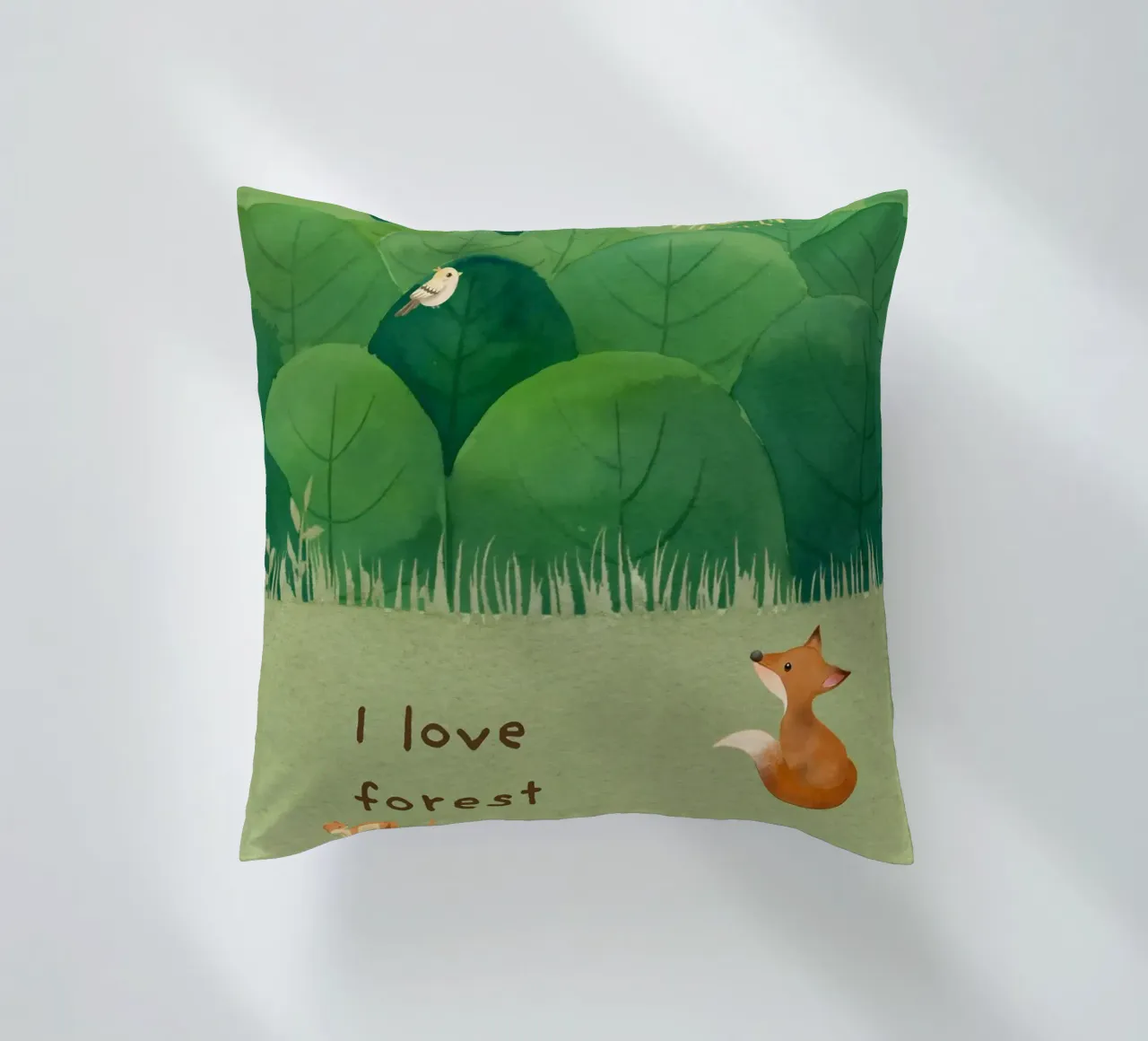 Amo la foresta cuscino da ORION