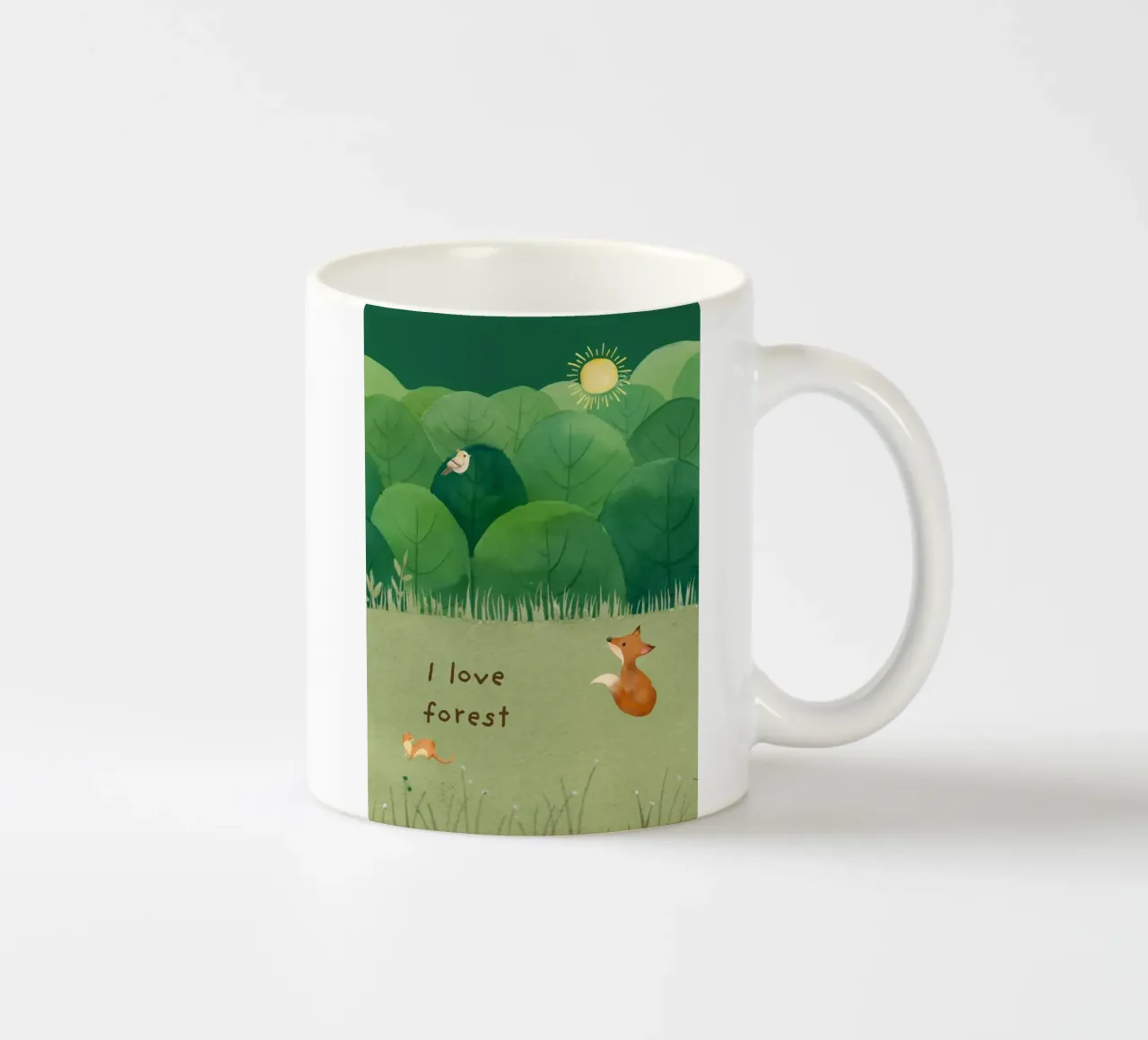 Amo la foresta tazza in ceramica da ORION