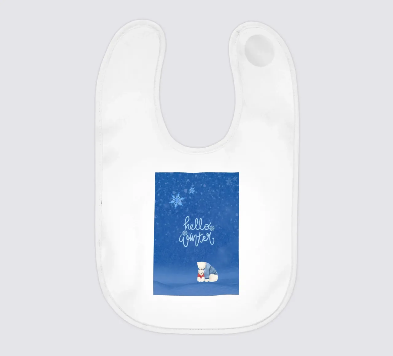 Hello Winter Poster bavaglino da ORION