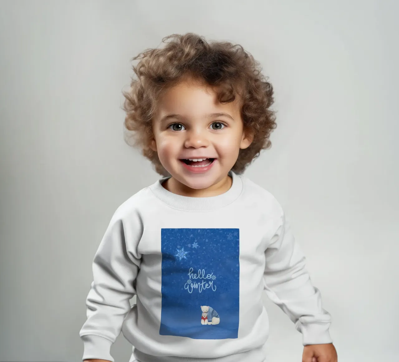 Hello Winter Poster felpa neonato da ORION