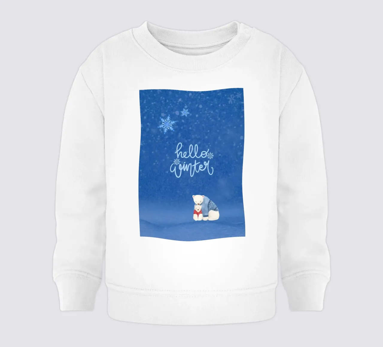 Hello Winter Poster felpa neonato da ORION
