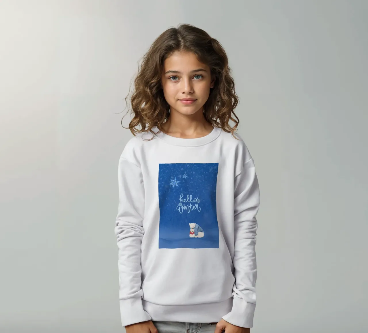 Hello Winter Poster felpa bambino da ORION