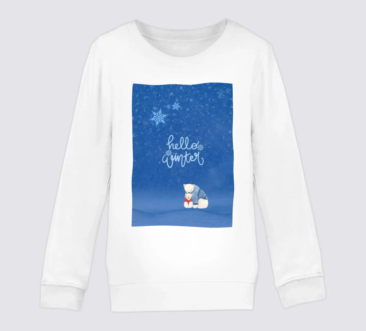 Hello Winter Poster felpa bambino da ORION