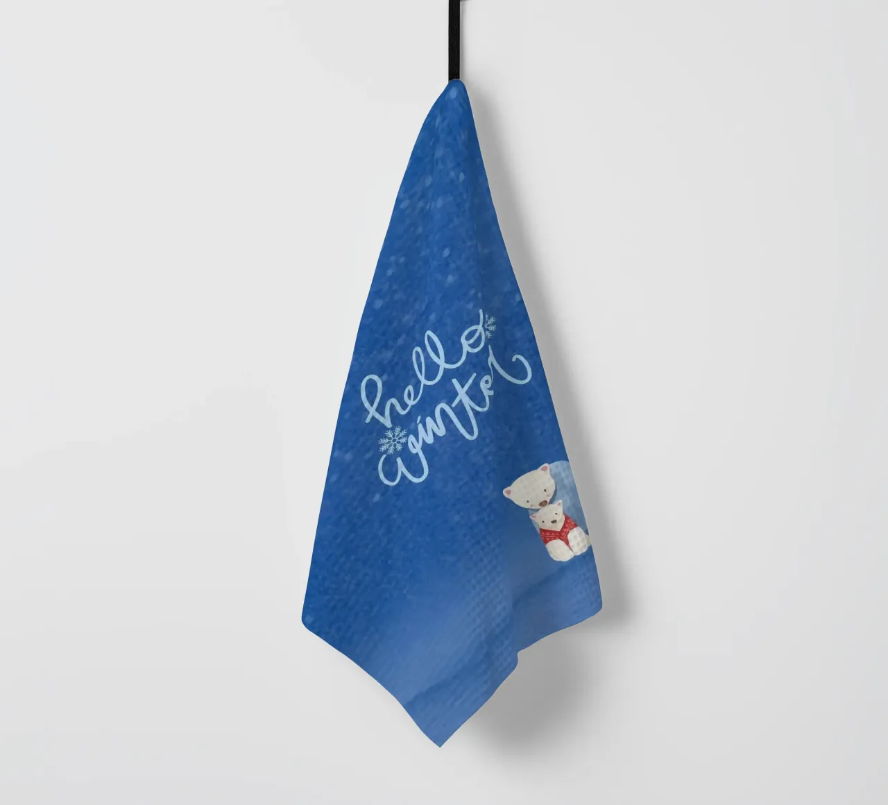 Hello Winter Poster canovaccio da cucina da ORION