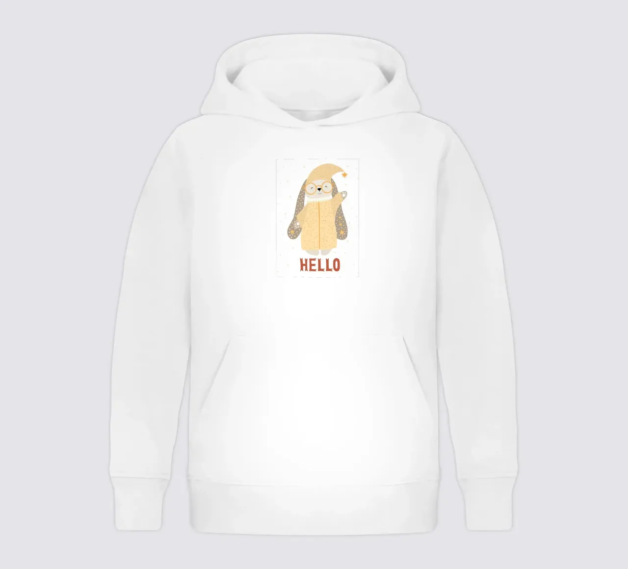 Hello Bunny felpa bambino con cappuccio da ORION