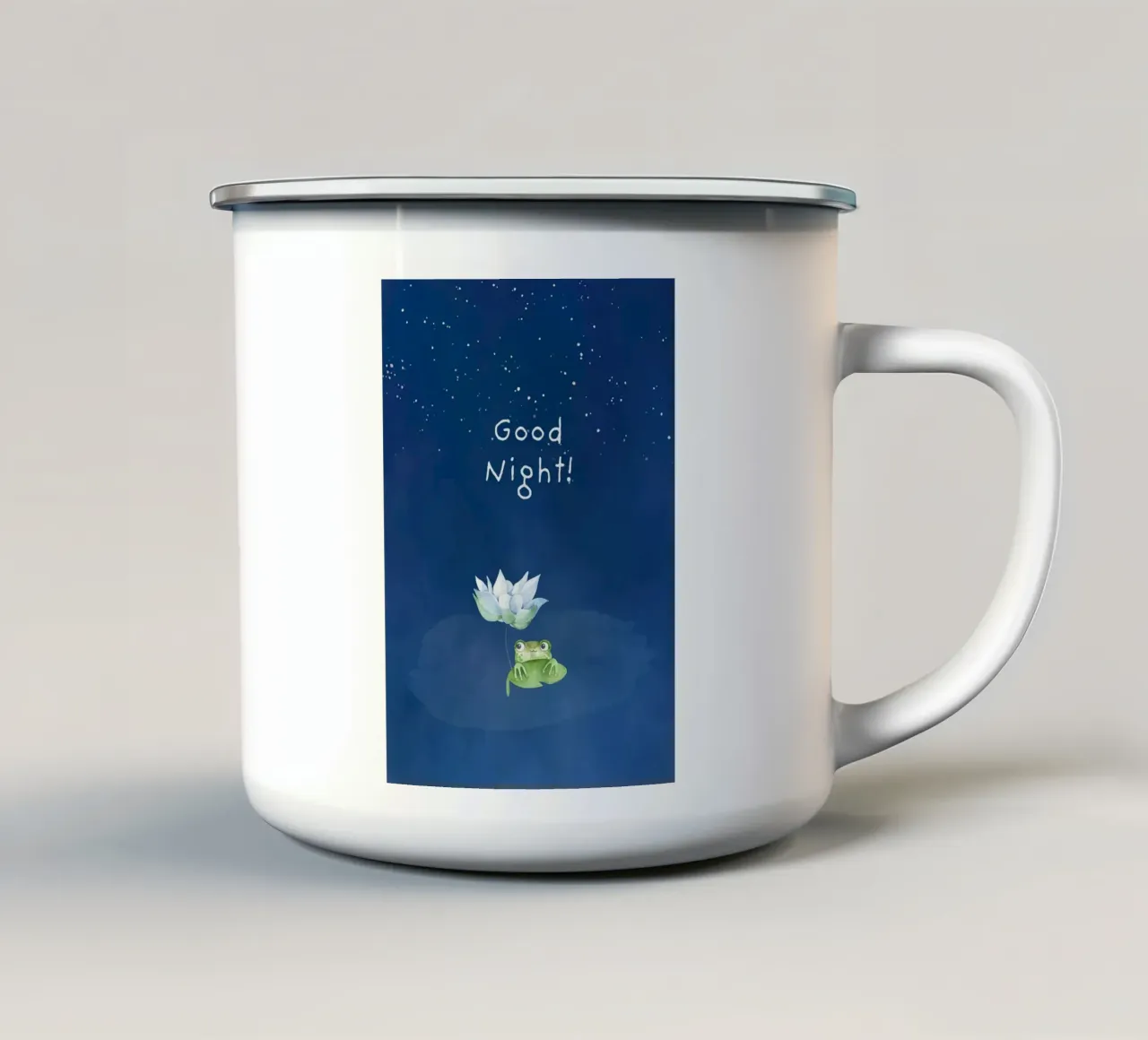 Buona notte! tazza in smalto da ORION