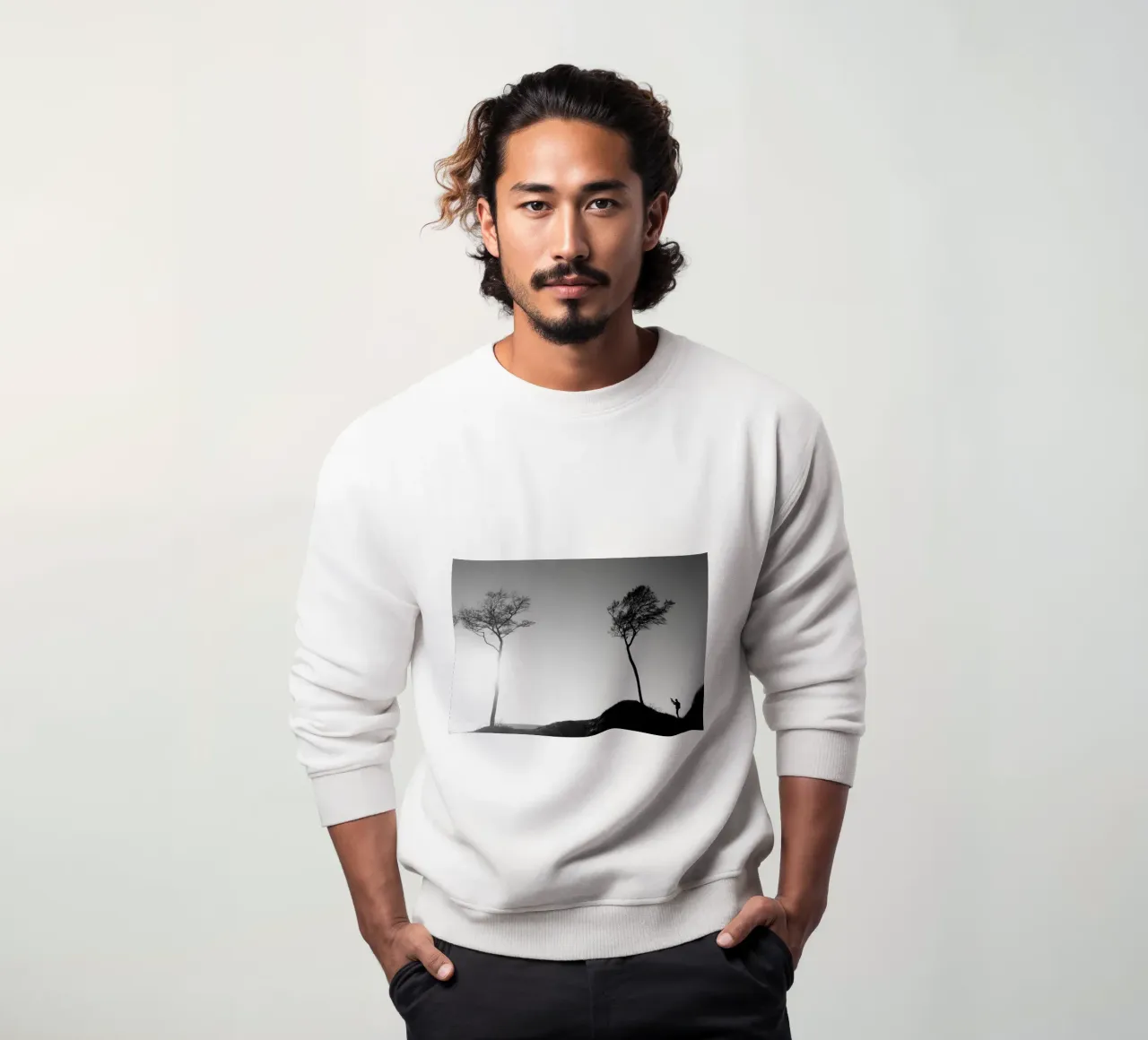 The photographer and the tree sweatshirt by Fjöllart