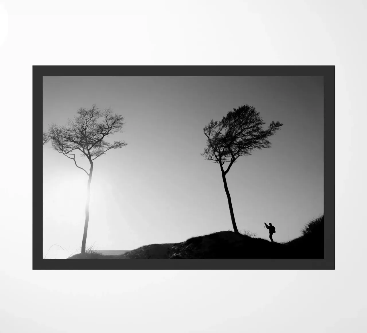 The photographer and the tree felpudo de Fjöllart