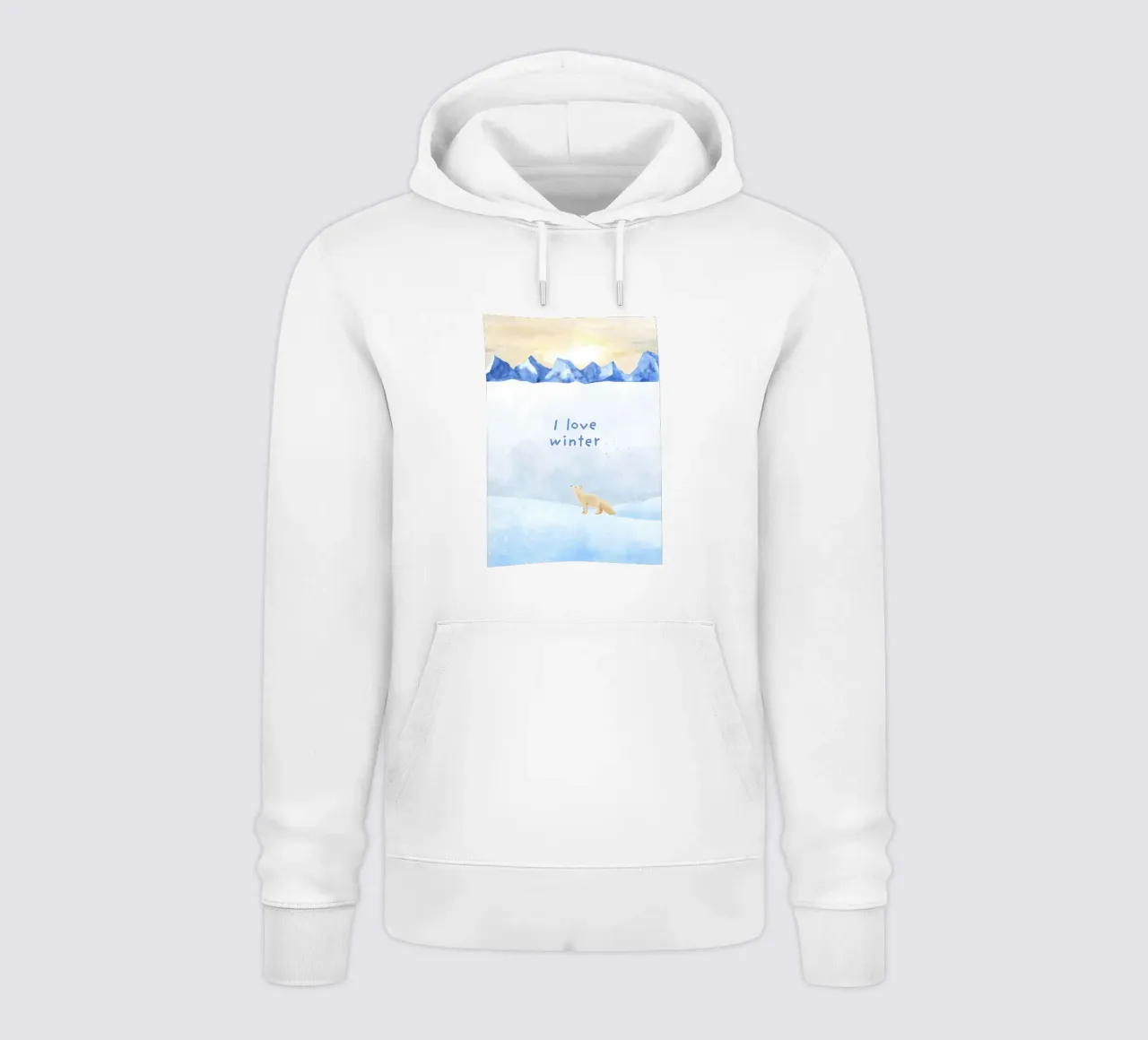 Amo l'inverno felpa con cappuccio da ORION