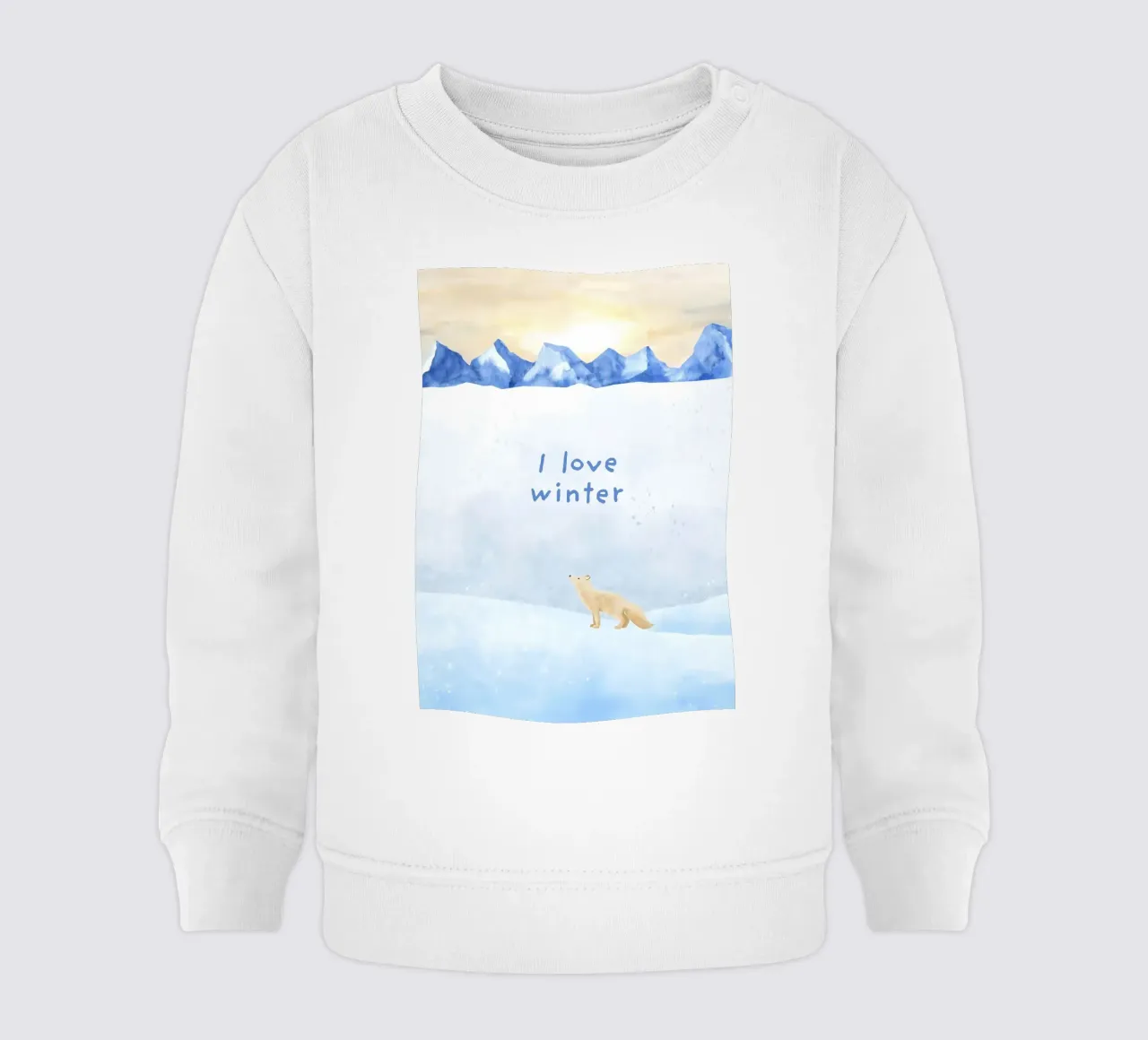 Amo l'inverno felpa neonato da ORION