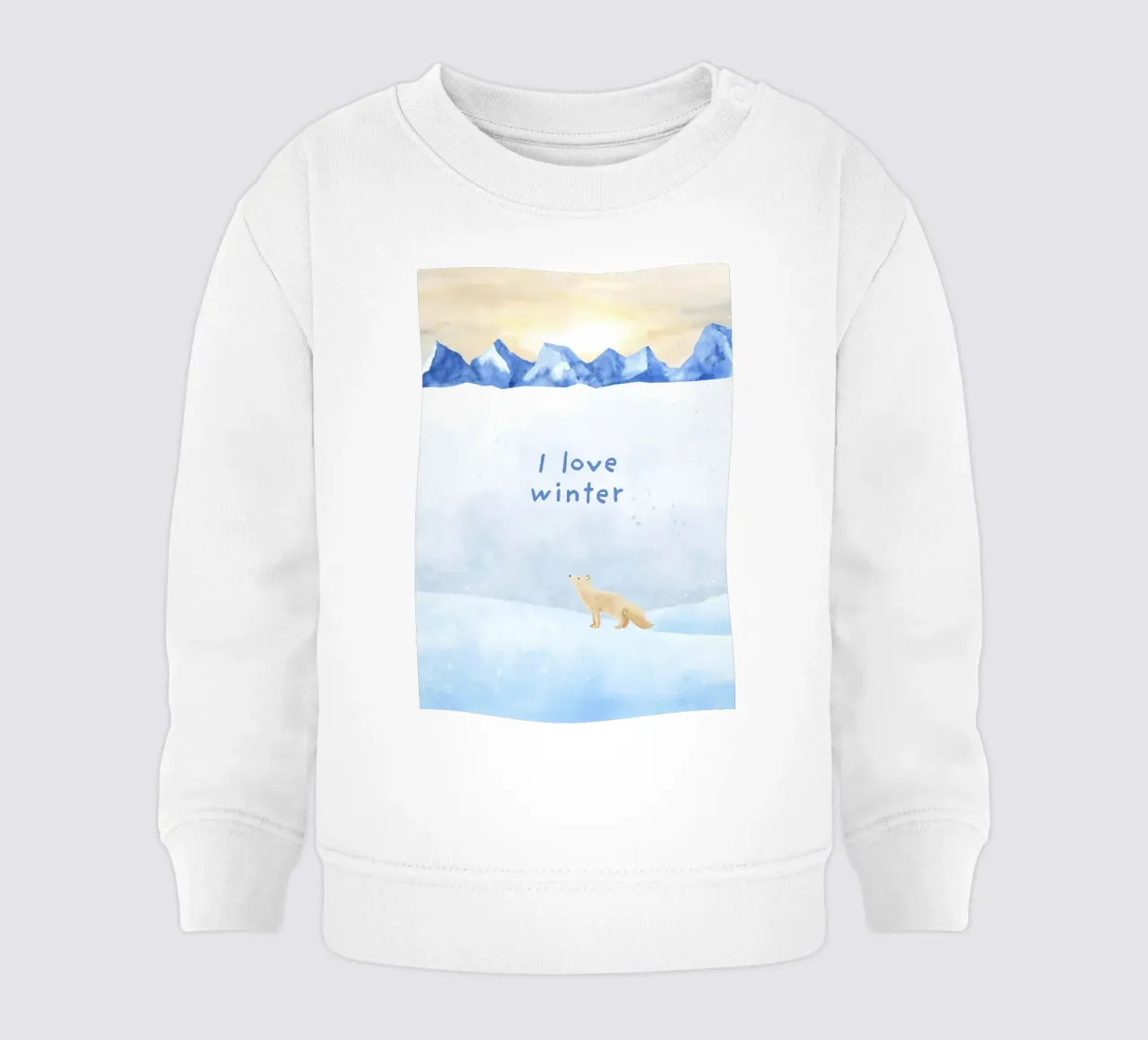 Amo l'inverno felpa neonato da ORION