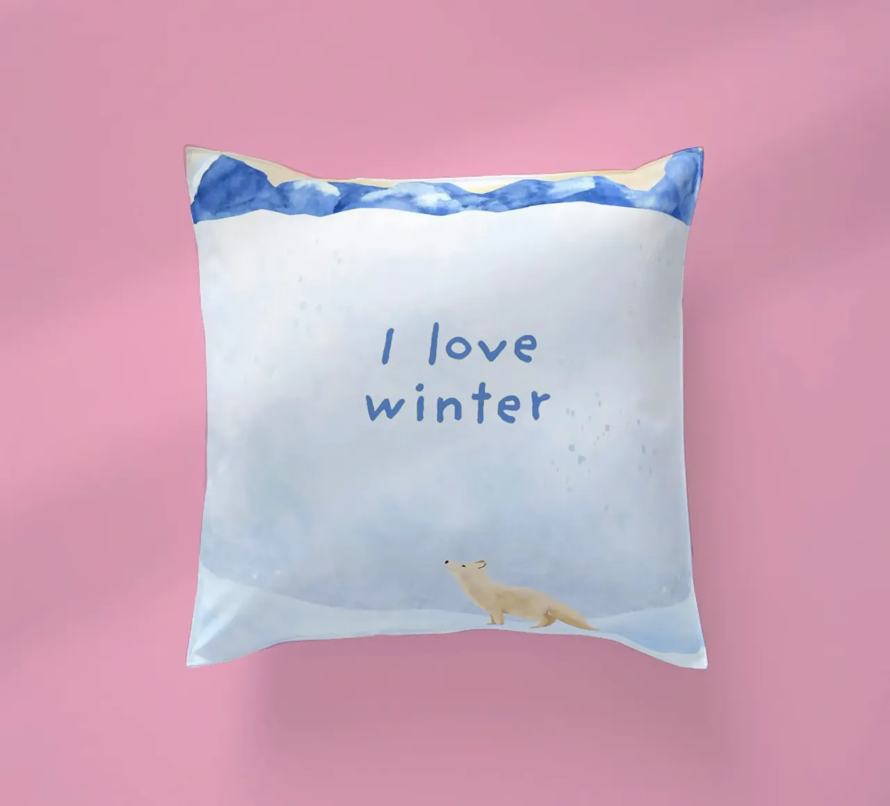 Amo l'inverno cuscino da ORION
