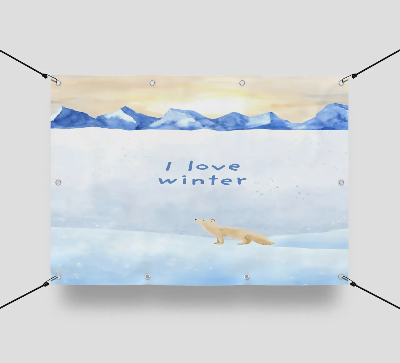 Amo l'inverno telo in pvc da ORION
