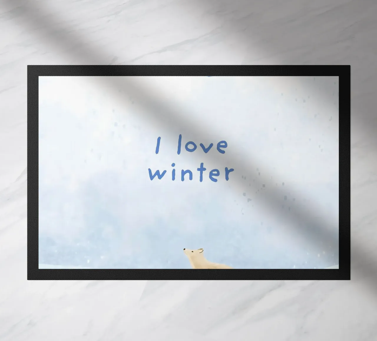 Amo l'inverno zerbino da ORION