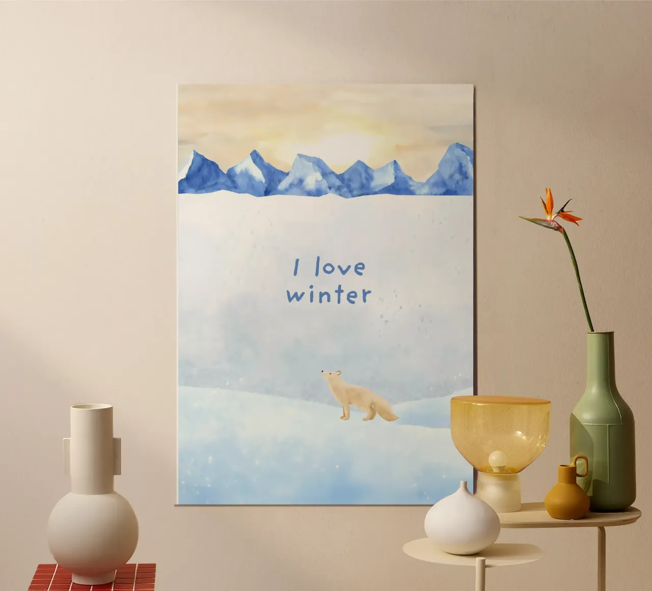 Amo l'inverno carta hahnemühle da ORION