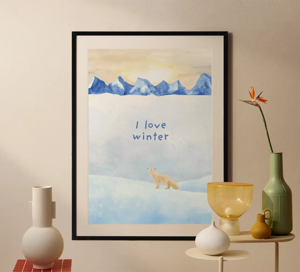 Amo l'inverno carta hahnemühle da ORION