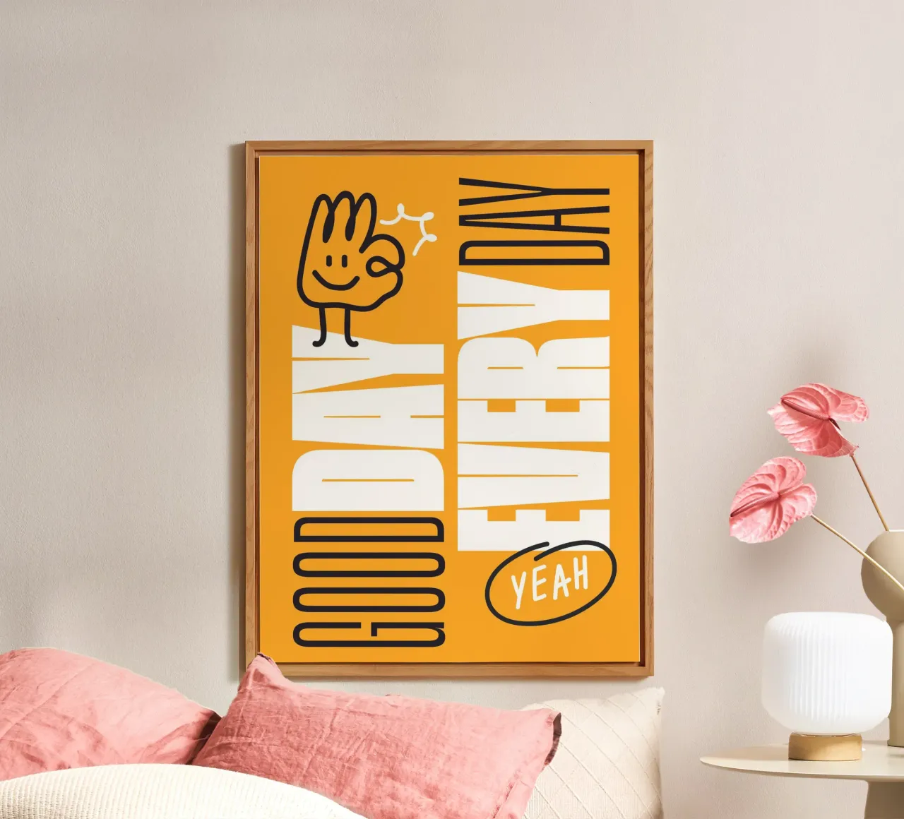Good Day Every Day alluminio dibond da Tamsen Design