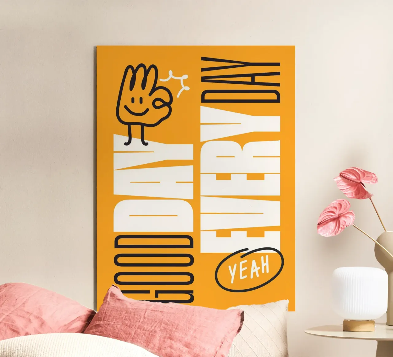 Good Day Every Day alluminio dibond da Tamsen Design