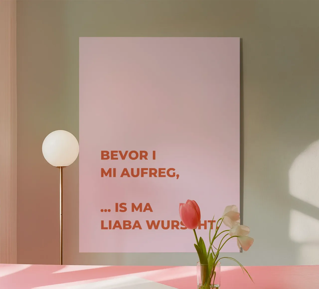 Bevor i mi aufreg plexiglass da Made in Bavaria