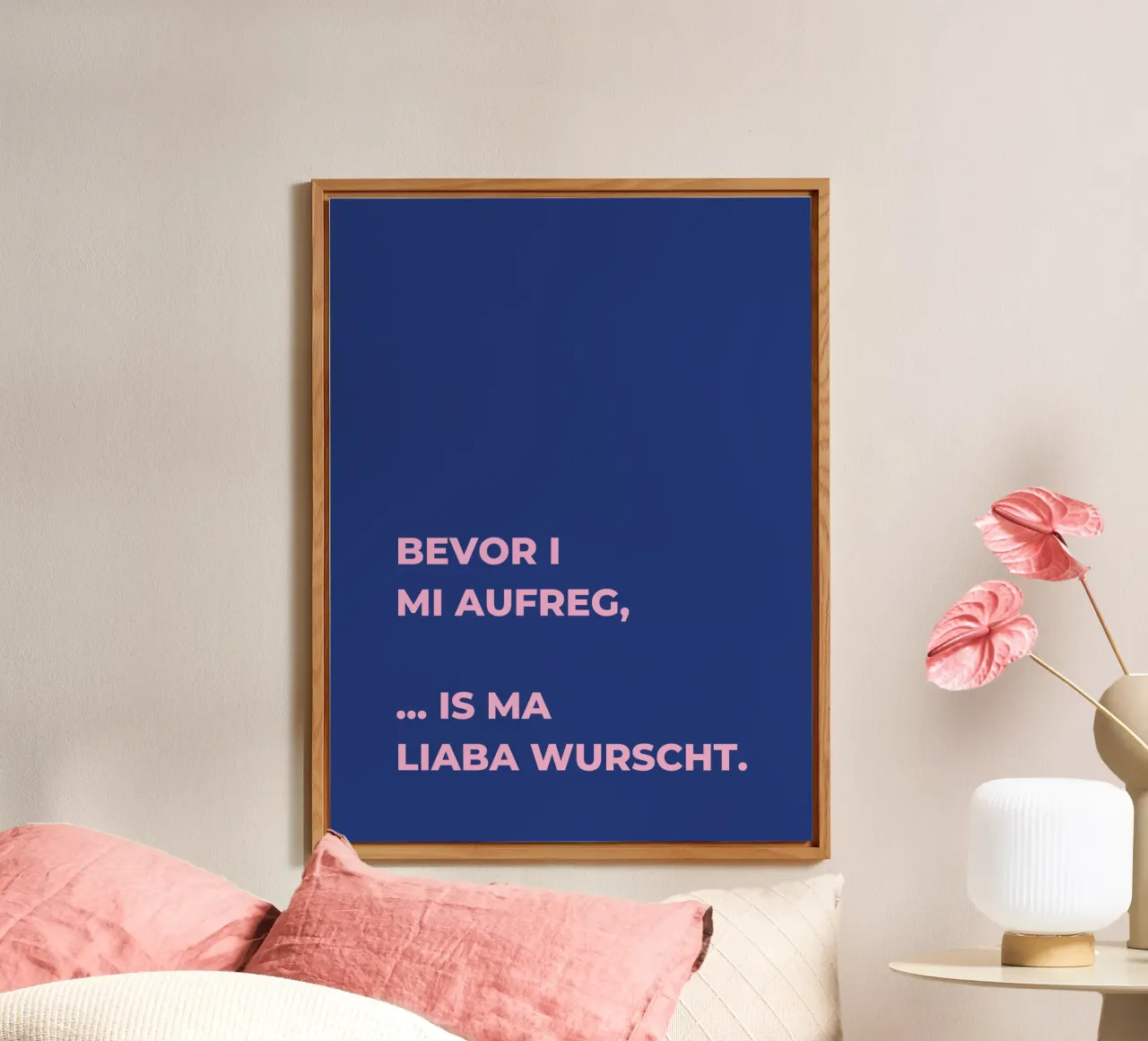 Bevor i mi aufreg alluminio dibond da Made in Bavaria