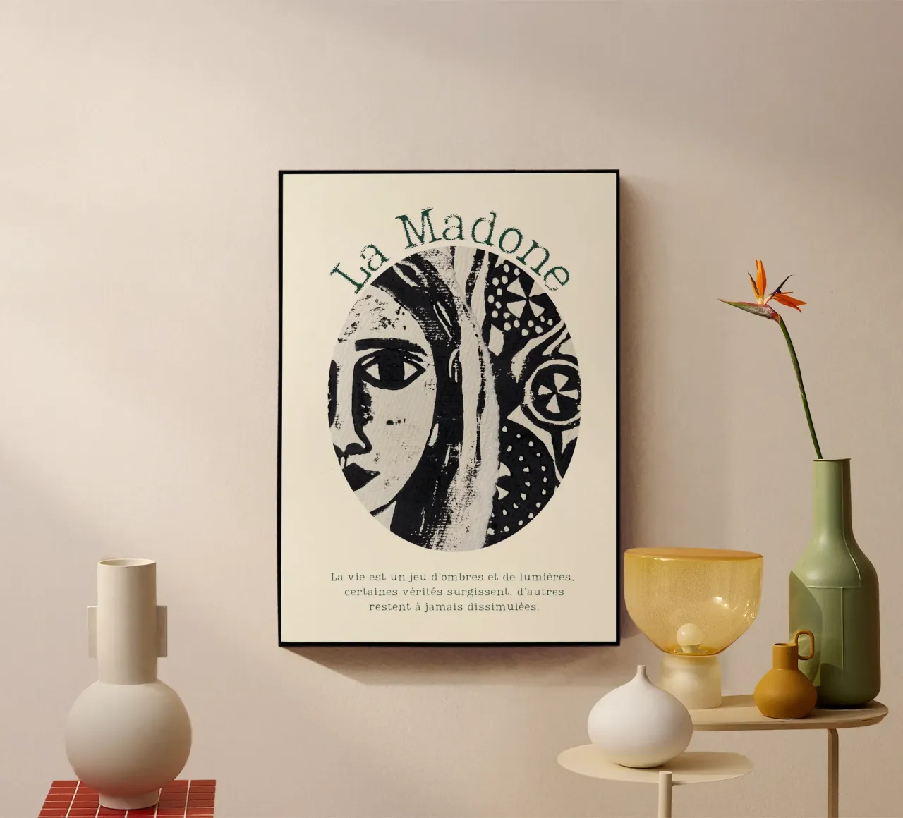 La Madone plexiglass da apoplasticienne