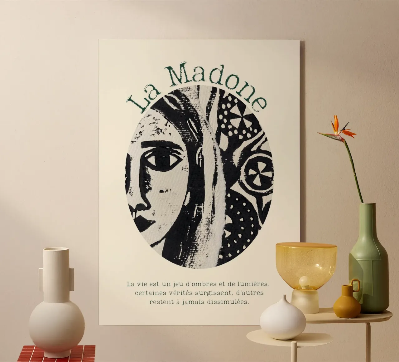 La Madone plexiglass da apoplasticienne