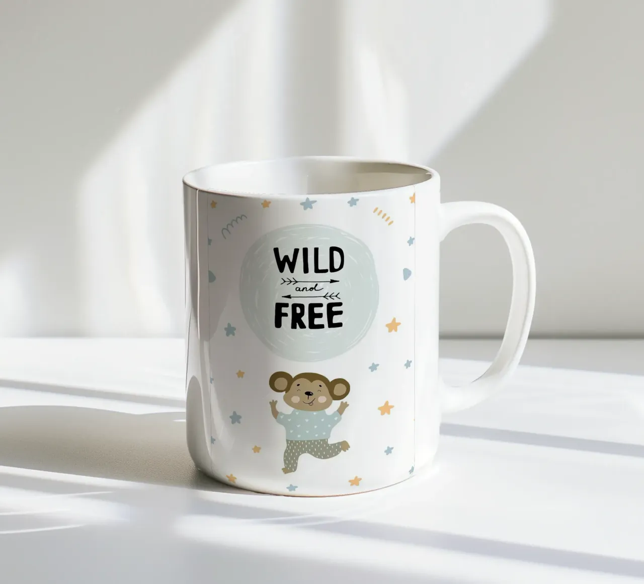 Selvaggio e libero tazza in ceramica da ORION