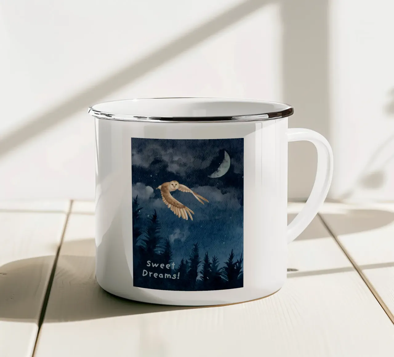 Sogni d'oro! tazza in smalto da ORION