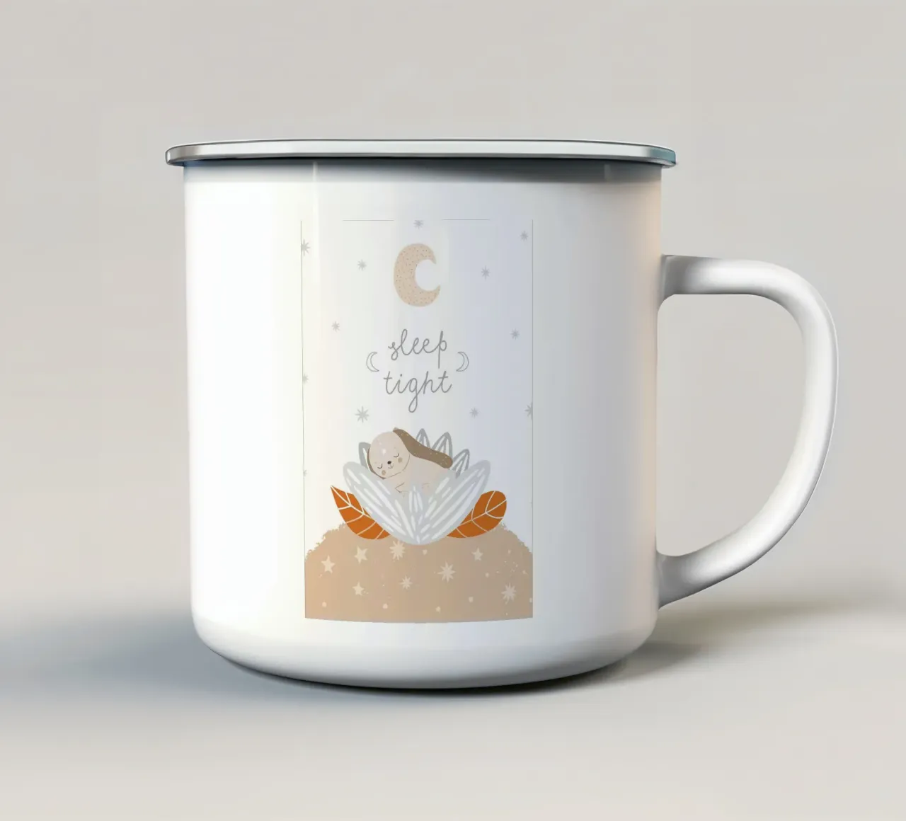 Coniglietto dolce tazza in smalto da ORION