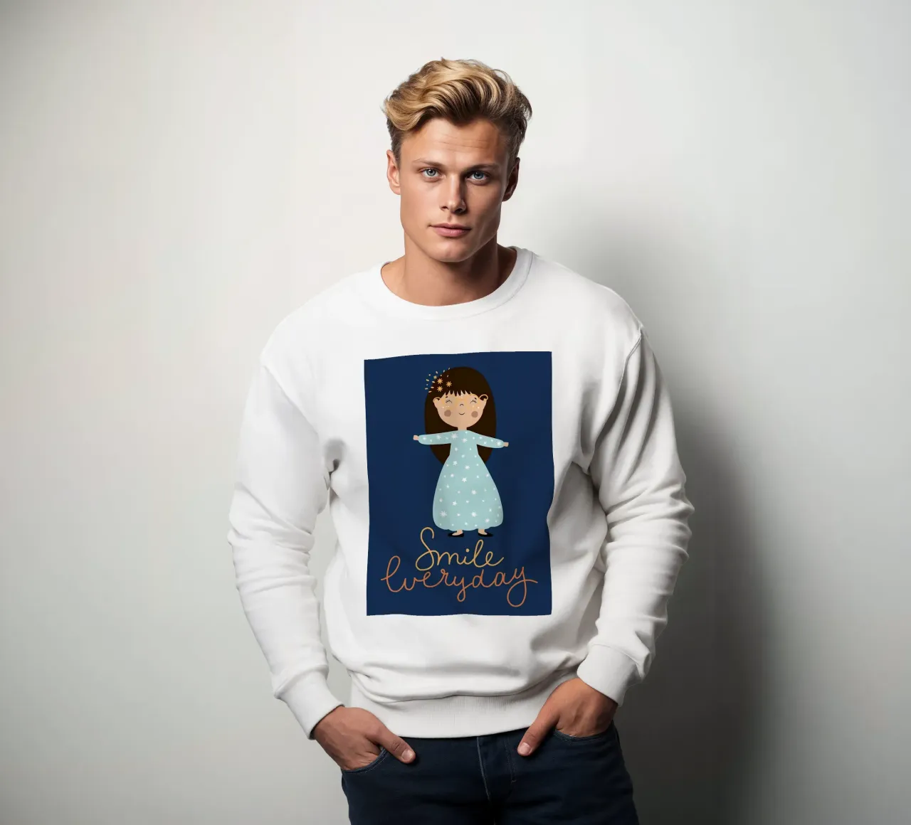 Sorridere ogni giorno felpa da ORION