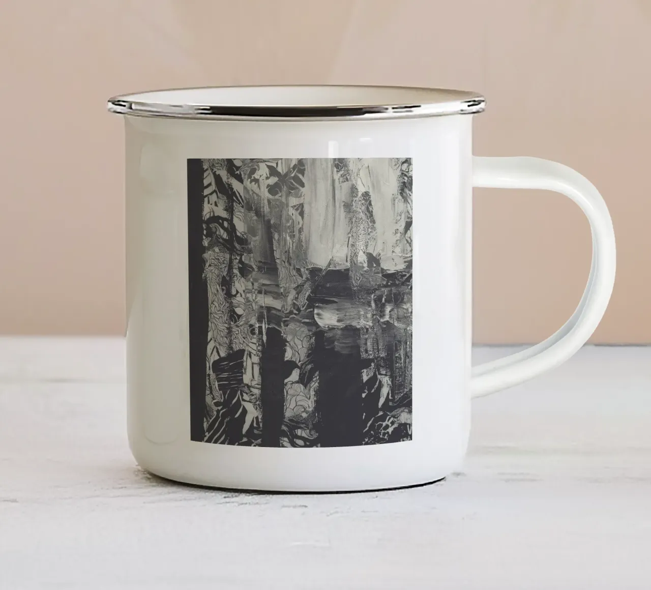magma tazza in smalto da Giulio Iurissevich