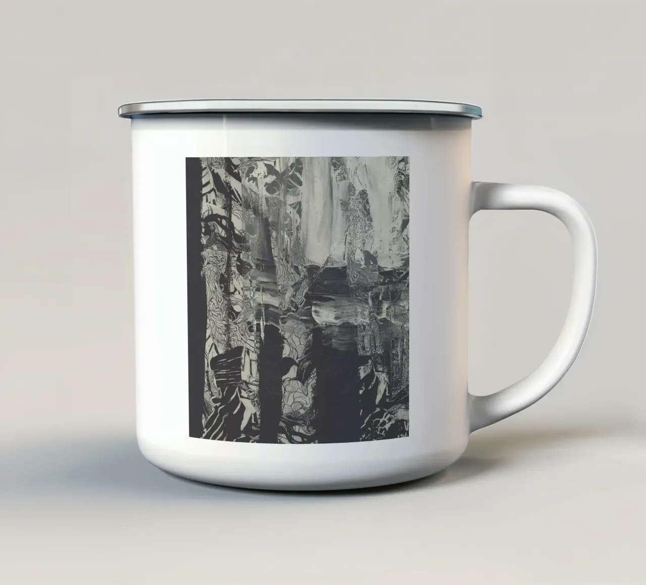 magma tazza in smalto da Giulio Iurissevich