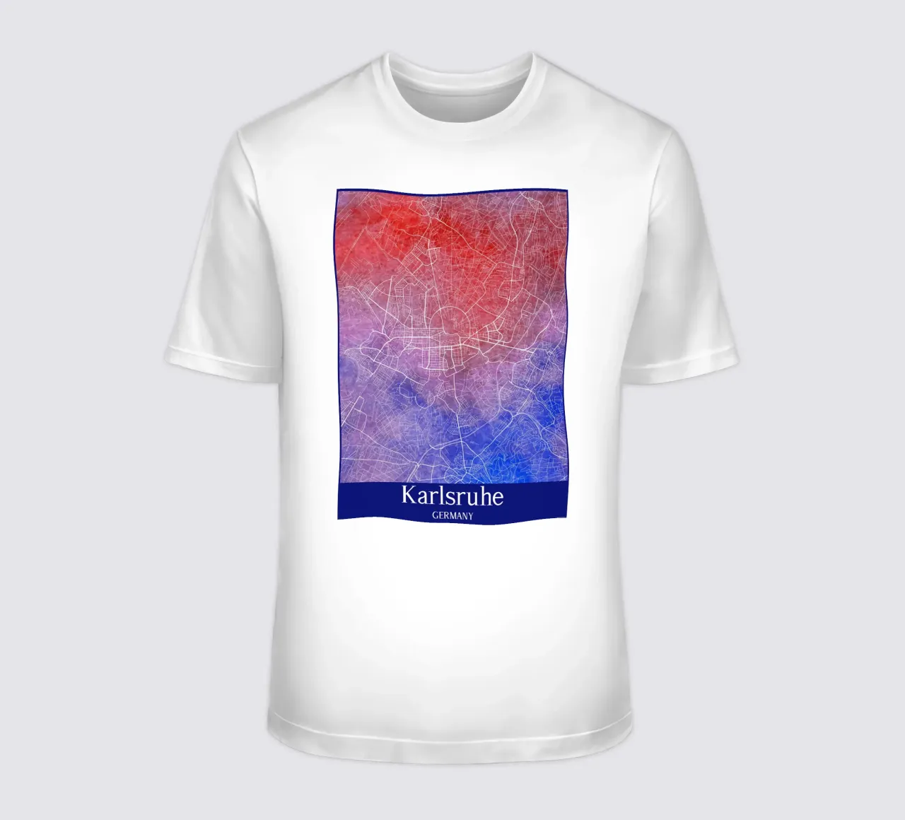 Karlsruhe GERMANY t-shirt da WorldPrint