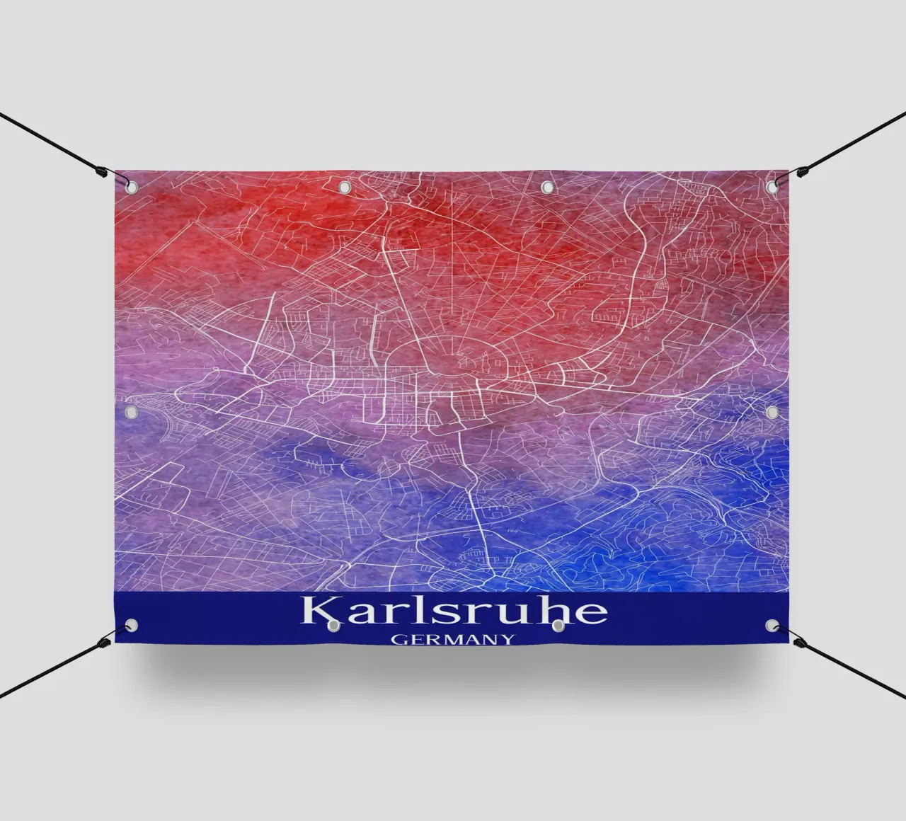 Karlsruhe GERMANY telo in pvc da WorldPrint