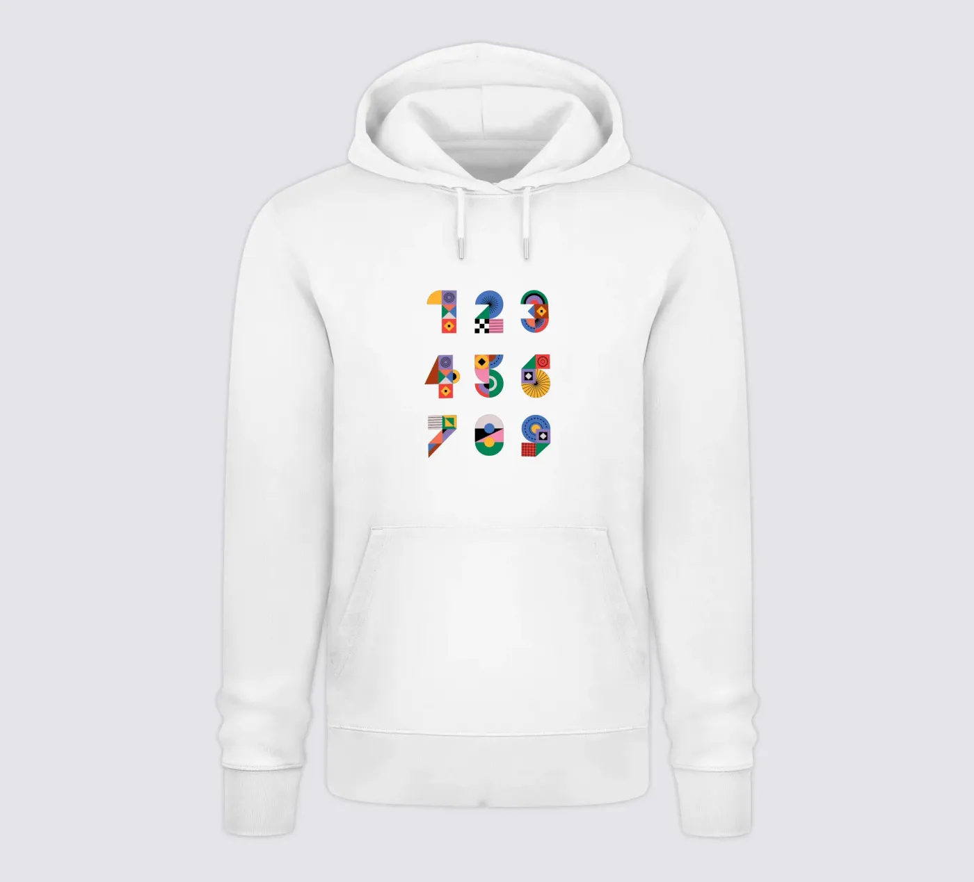 One Two Three hoodie by Tamsen Design