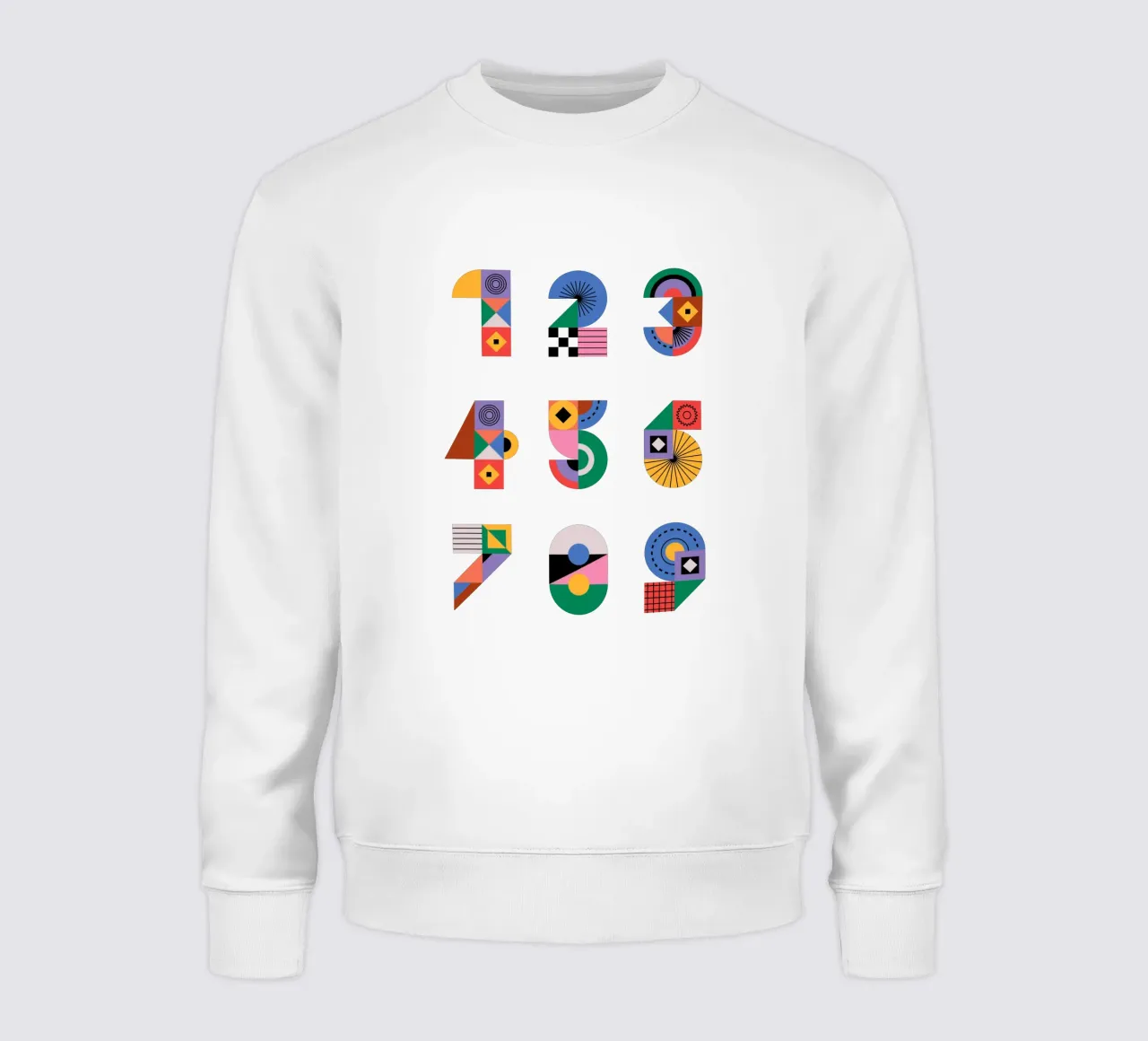One Two Three sweatshirt van Tamsen Design