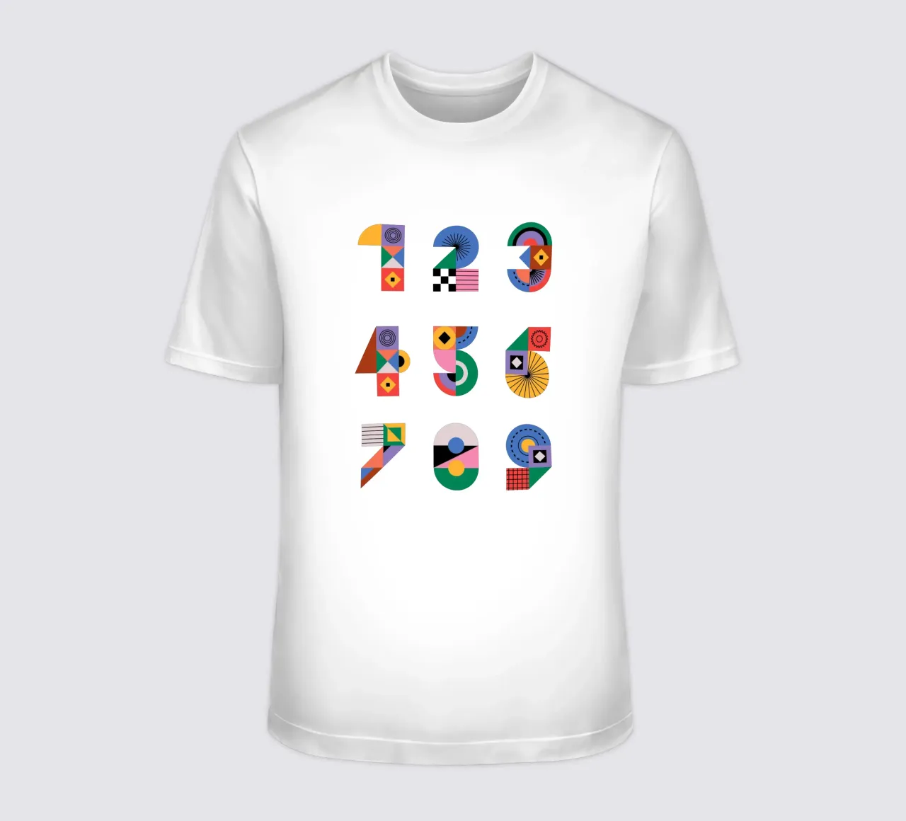 One Two Three t-shirt da Tamsen Design