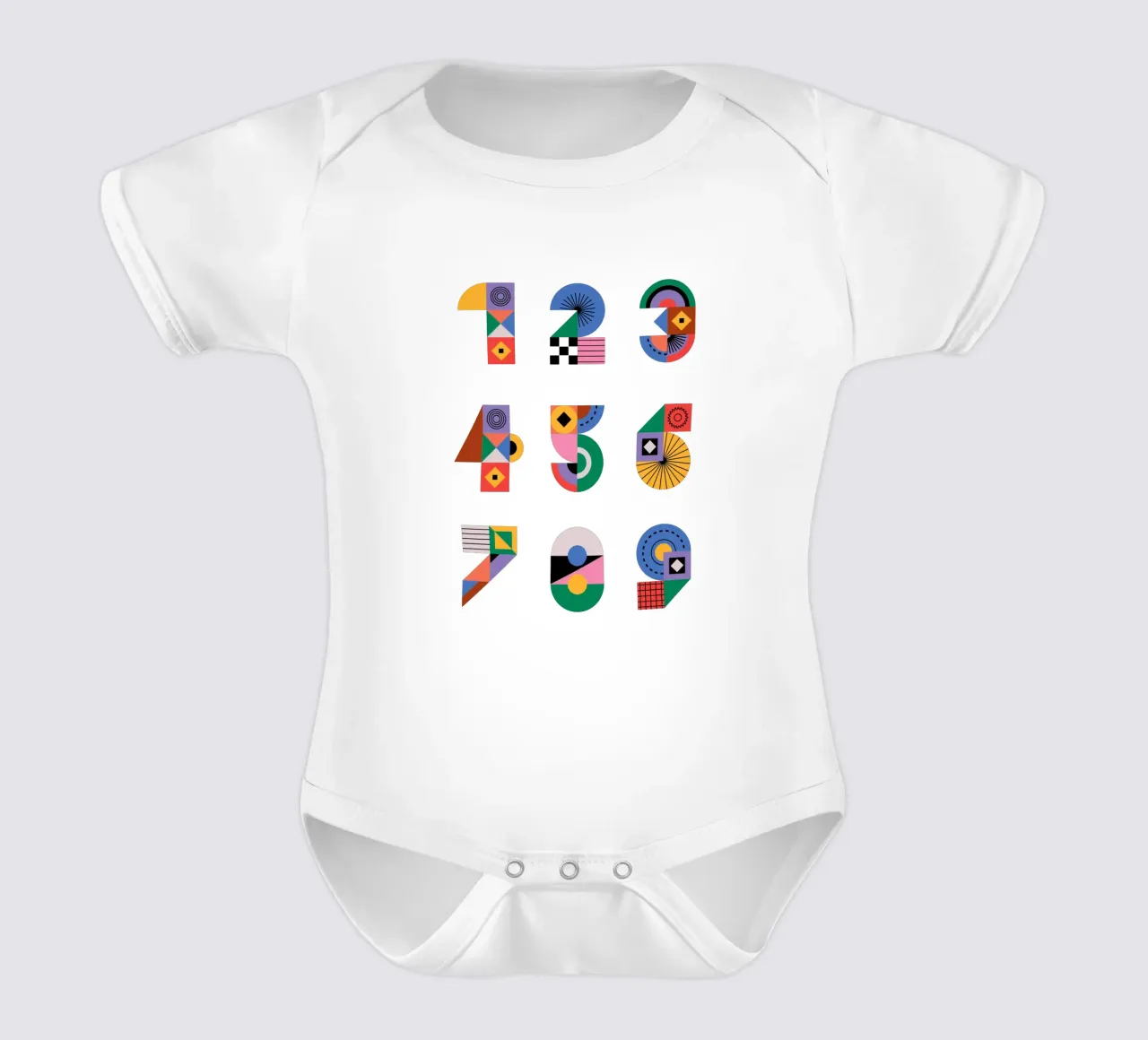 One Two Three body de bebé de Tamsen Design