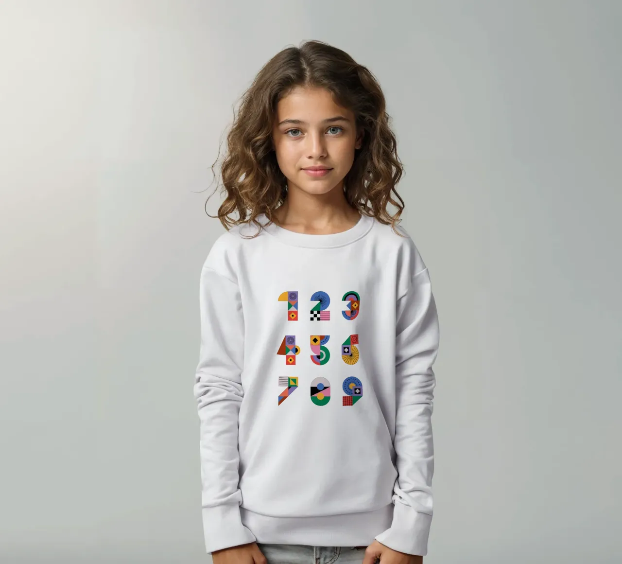 One Two Three felpa bambino da Tamsen Design