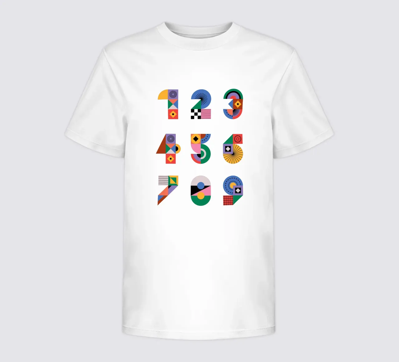 One Two Three t-shirt bambini da Tamsen Design