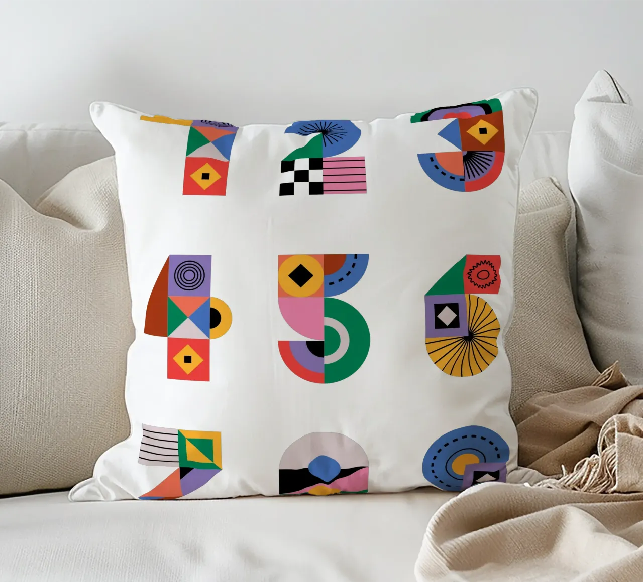 One Two Three cuscino da Tamsen Design
