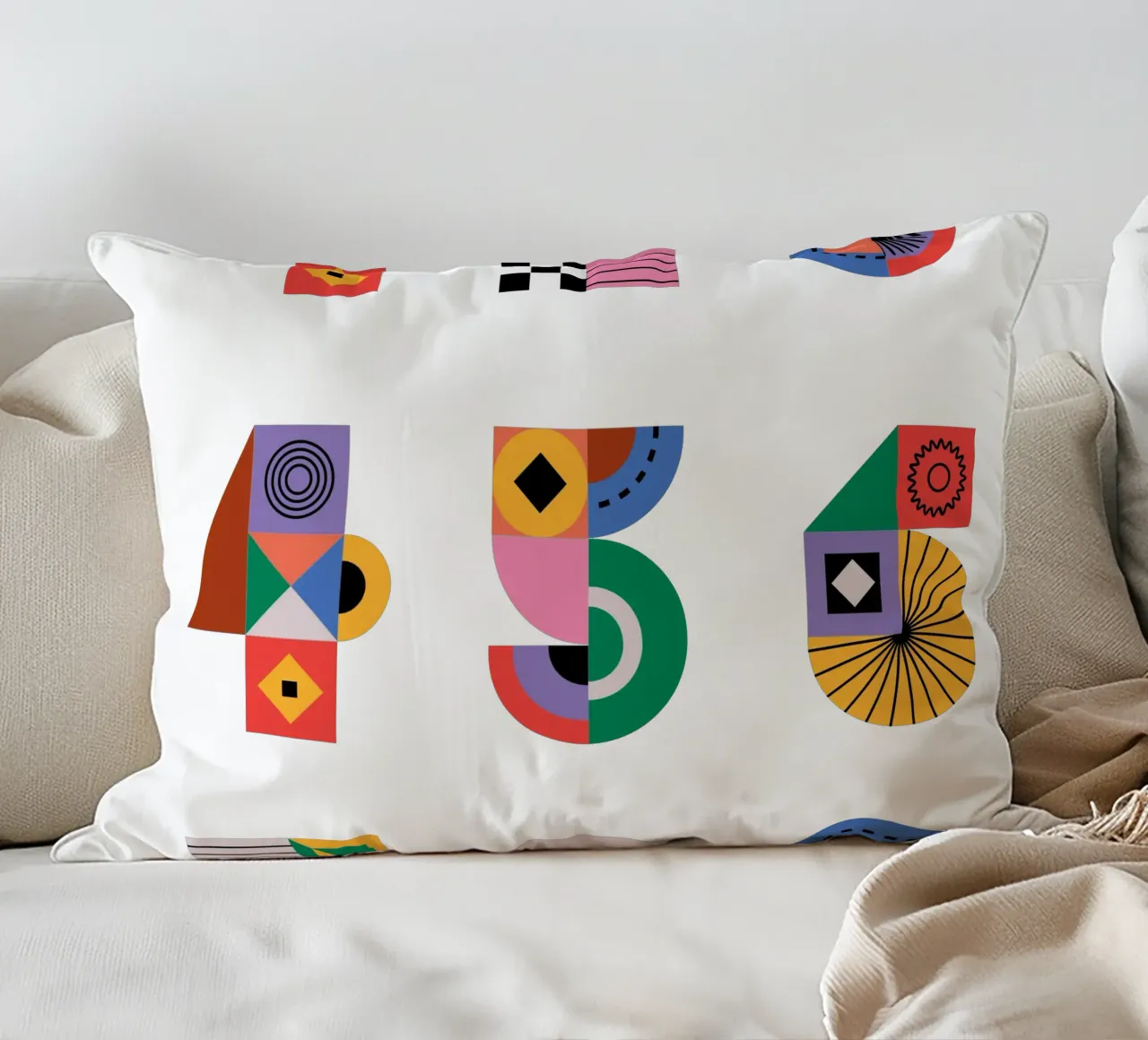 One Two Three cuscino da Tamsen Design